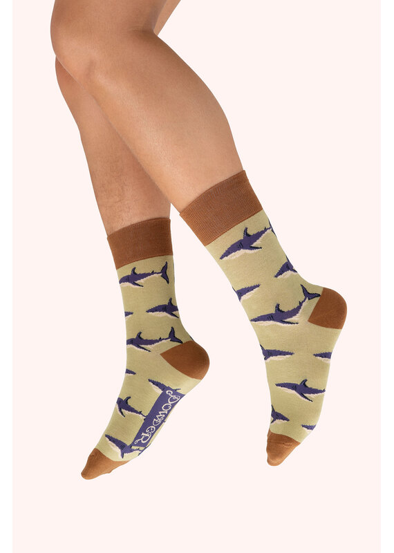 Powder Design Ltd Sharky  Mens Socks - Sage