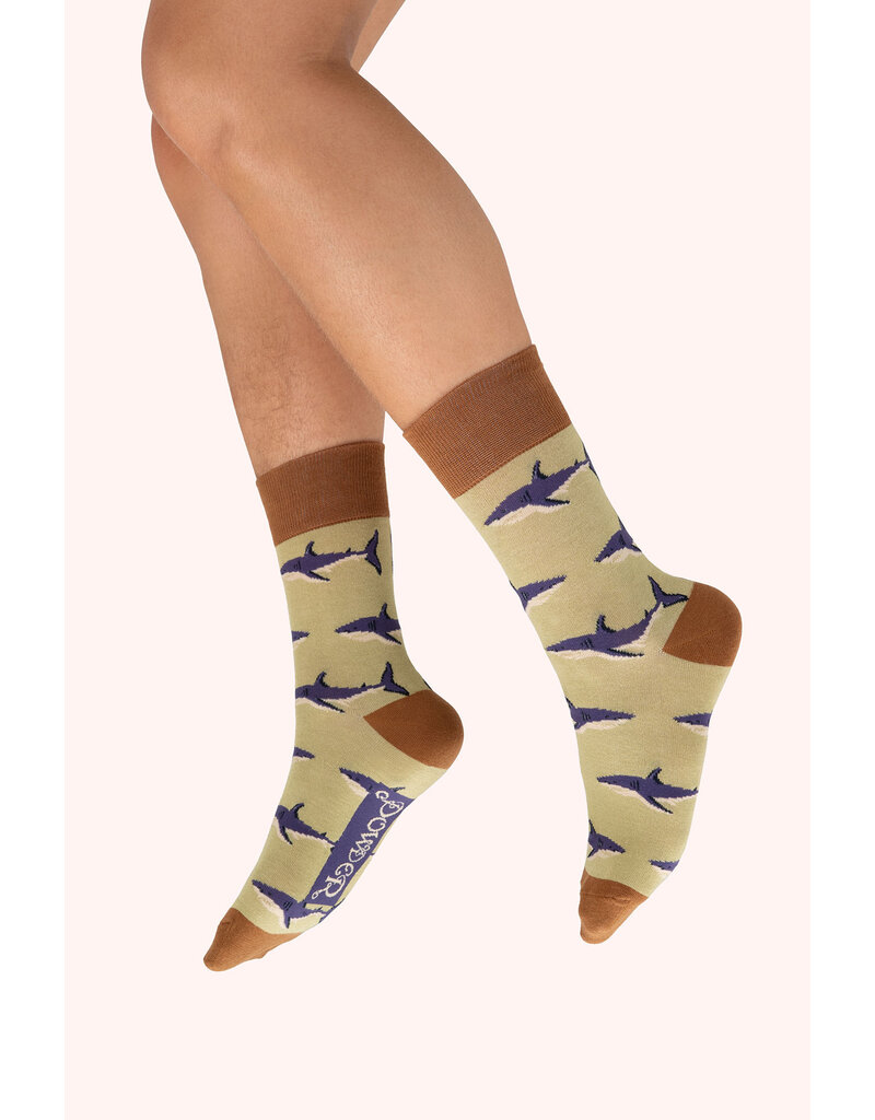 Powder Design Ltd Sharky  Mens Socks - Sage