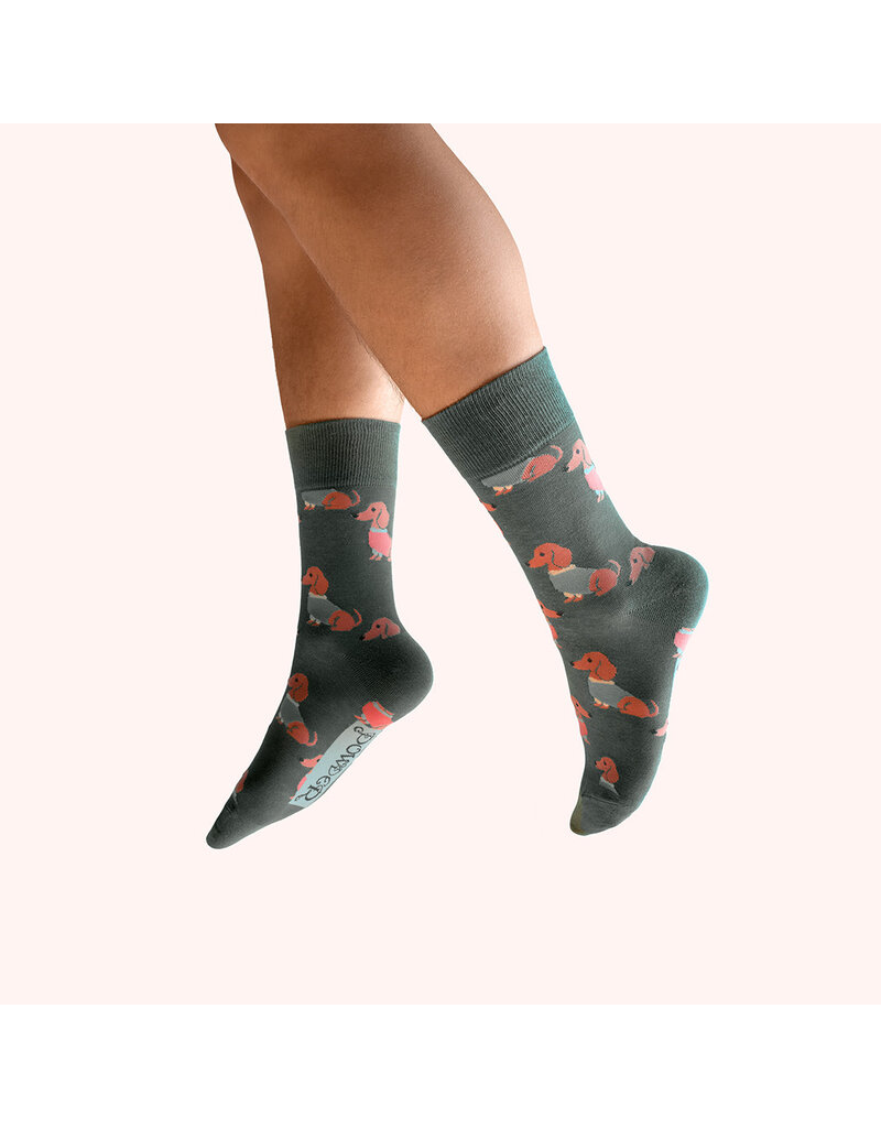 Powder Design Ltd Snuggly Sausage Dogs Men's Socks