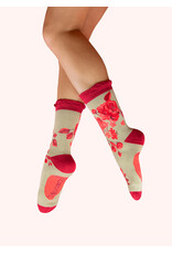 Powder Design Ltd Ladies' Ankle Socks - Rouge Bloom