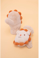 Powder Design Ltd Kids Fluffy Mittens - Lion Cream