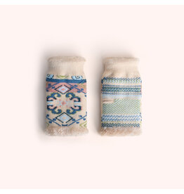 Powder Design Ltd Scandi Cosy Wrist Warmers -Cream Mix