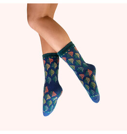 Powder Design Ltd Leaves Cosy Socks