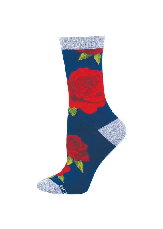 Socksmith Canada Inc Ladies Socks  - Bamboo - Cozy Rosy-Blue