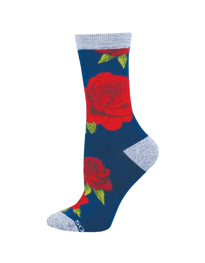 Socksmith Canada Inc Ladies Socks  - Bamboo - Cozy Rosy-Blue