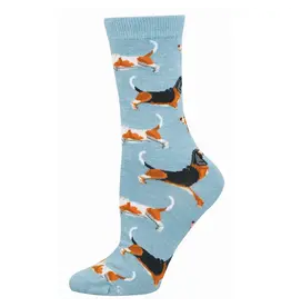 Socksmith Canada Inc Ladies Socks  - Bamboo - Basset Hounds