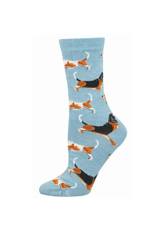 Socksmith Canada Inc Ladies Socks  - Bamboo - Basset Hounds