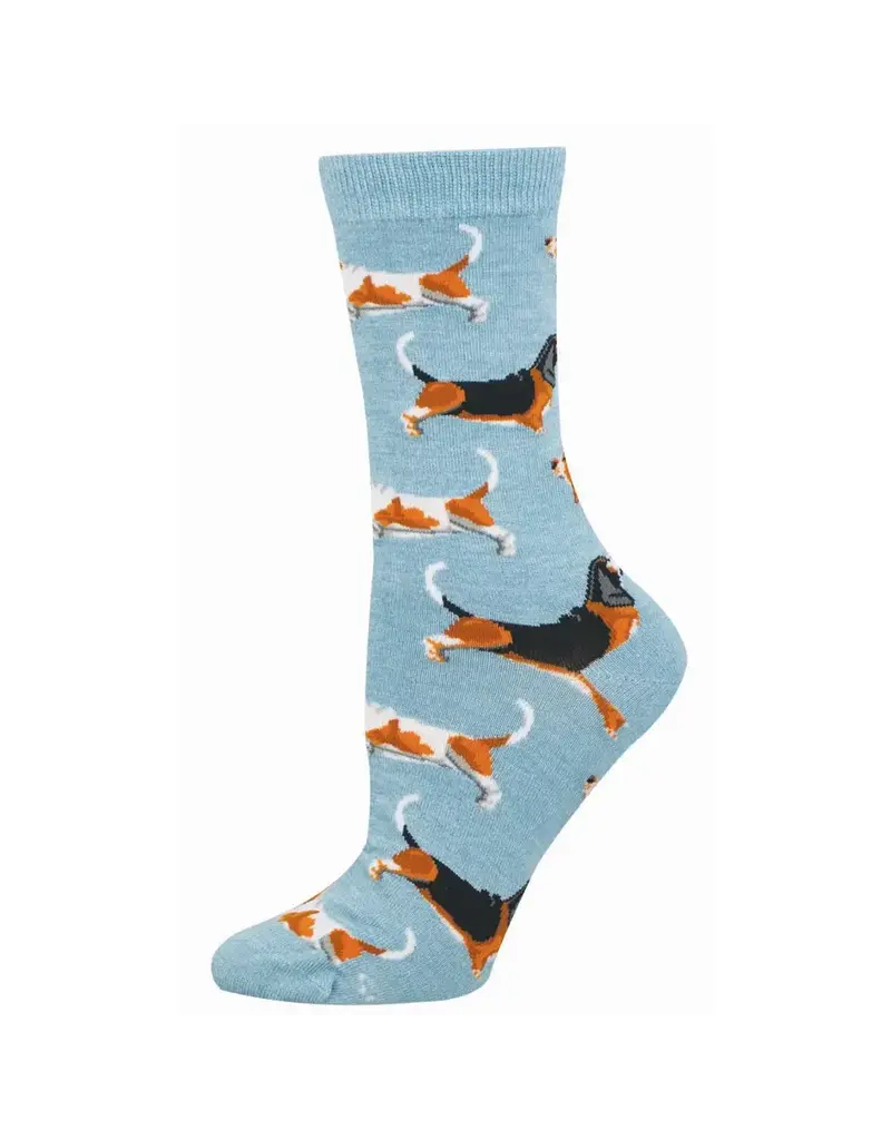 Socksmith Canada Inc Ladies Socks  - Bamboo - Basset Hounds