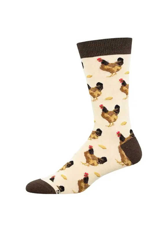 Socksmith Canada Inc Men's Socks  - Bamboo - Which Came First?/10-13