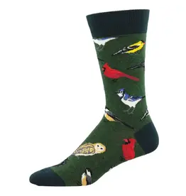Socksmith Canada Inc Bird Is The Word/Men's Socks - Heather Green
