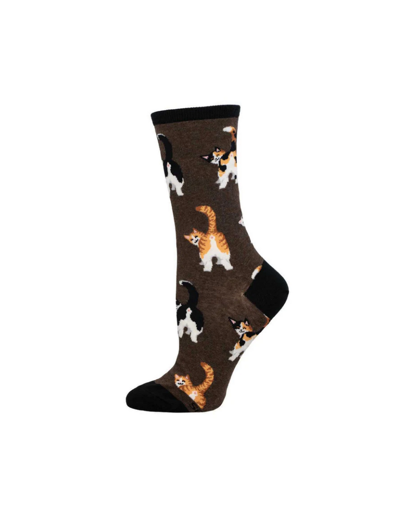 Socksmith Canada Inc Cat Butts-Brown Heather