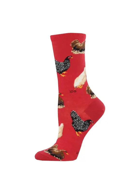Socksmith Canada Inc Ladies Socks - Hen House-Red