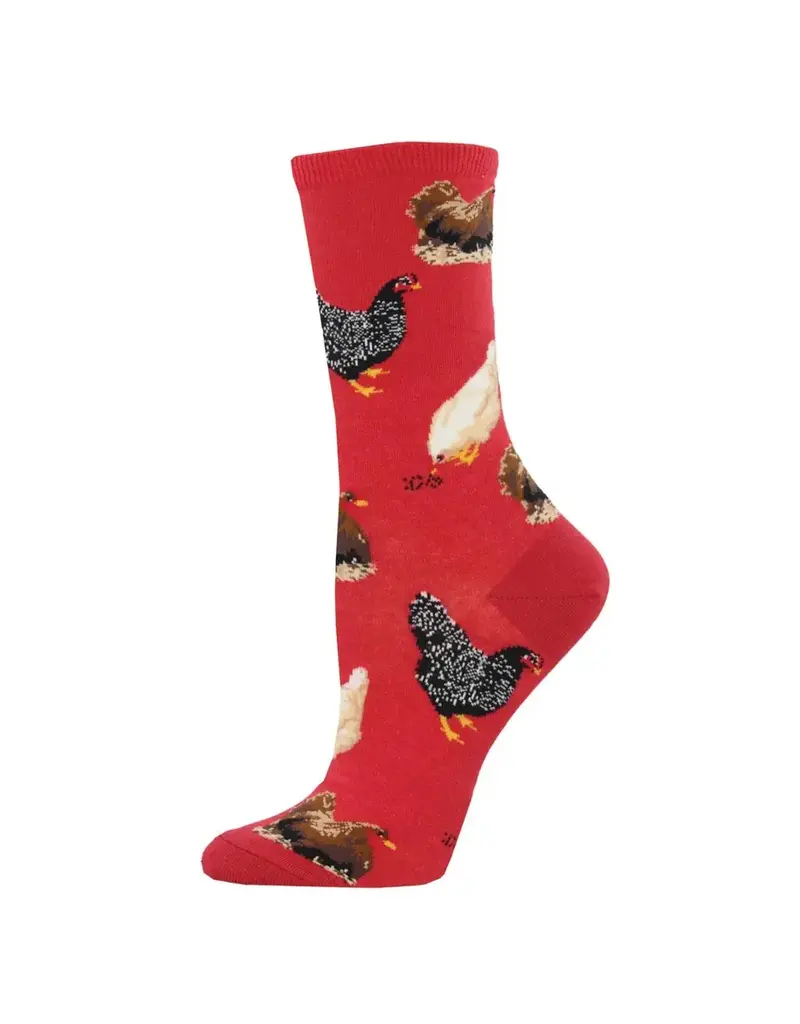 Socksmith Canada Inc Ladies Socks - Hen House-Red