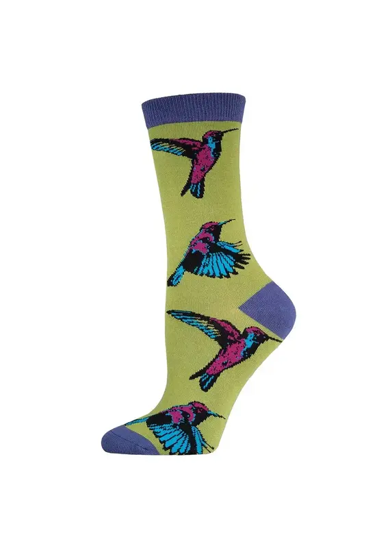 Socksmith Canada Inc Hummingbirds-Women's-Citron/5-10.5
