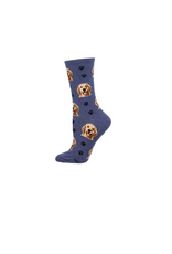 Socksmith Canada Inc Who's A Good Boy-Denim-Women's/5-10.5