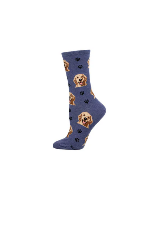 Socksmith Canada Inc Who's A Good Boy-Denim-Women's/5-10.5