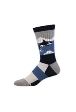 Socksmith Canada Inc Men's - Compass Wool - Arctic Orca-Blue-10-13