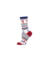 Socksmith Canada Inc Lobster Fair Isle-White-Women's/5-10.5
