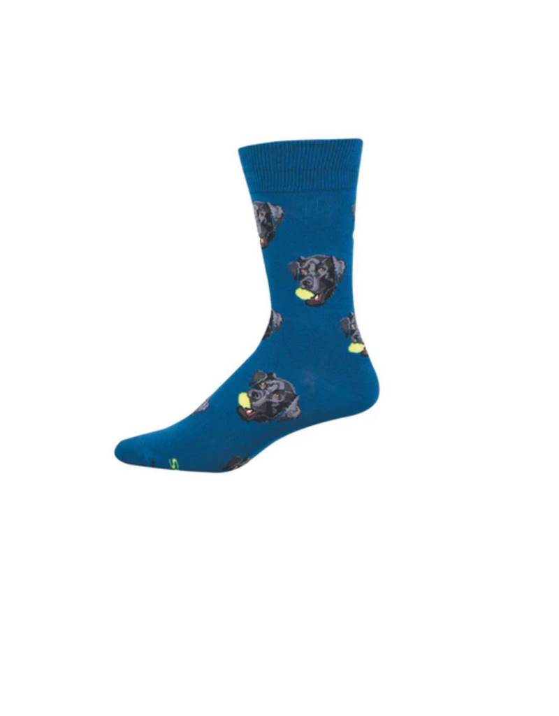 Socksmith Canada Inc Black Lab-Teal-Men's/7-12.5