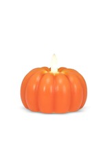 Abbott Small Low Pumpkin LED Candle