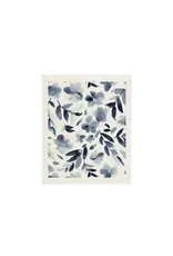 Harman Watercolor Blue Floral Sponge Cloth-Blue