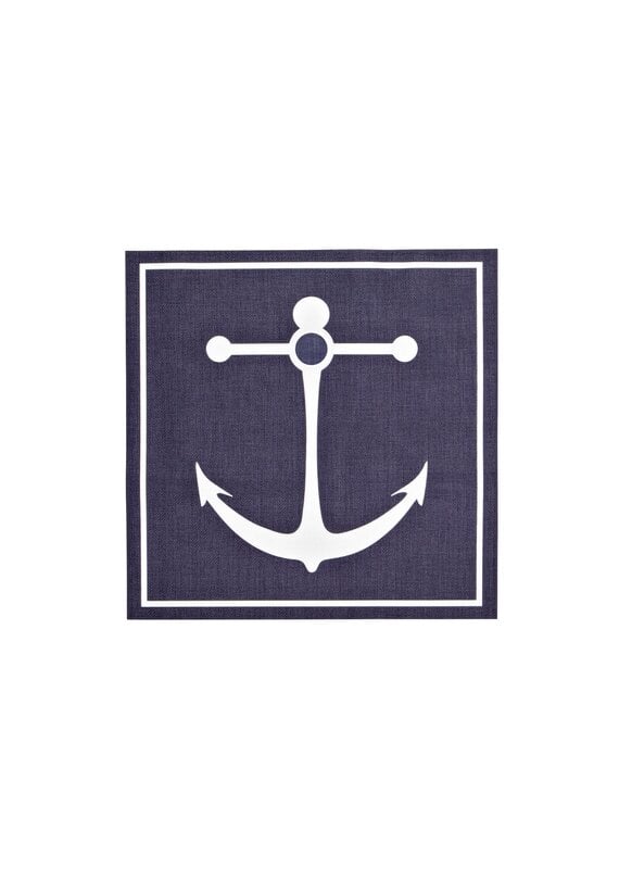 Harman Anchor Placemat-14X14-Blue
