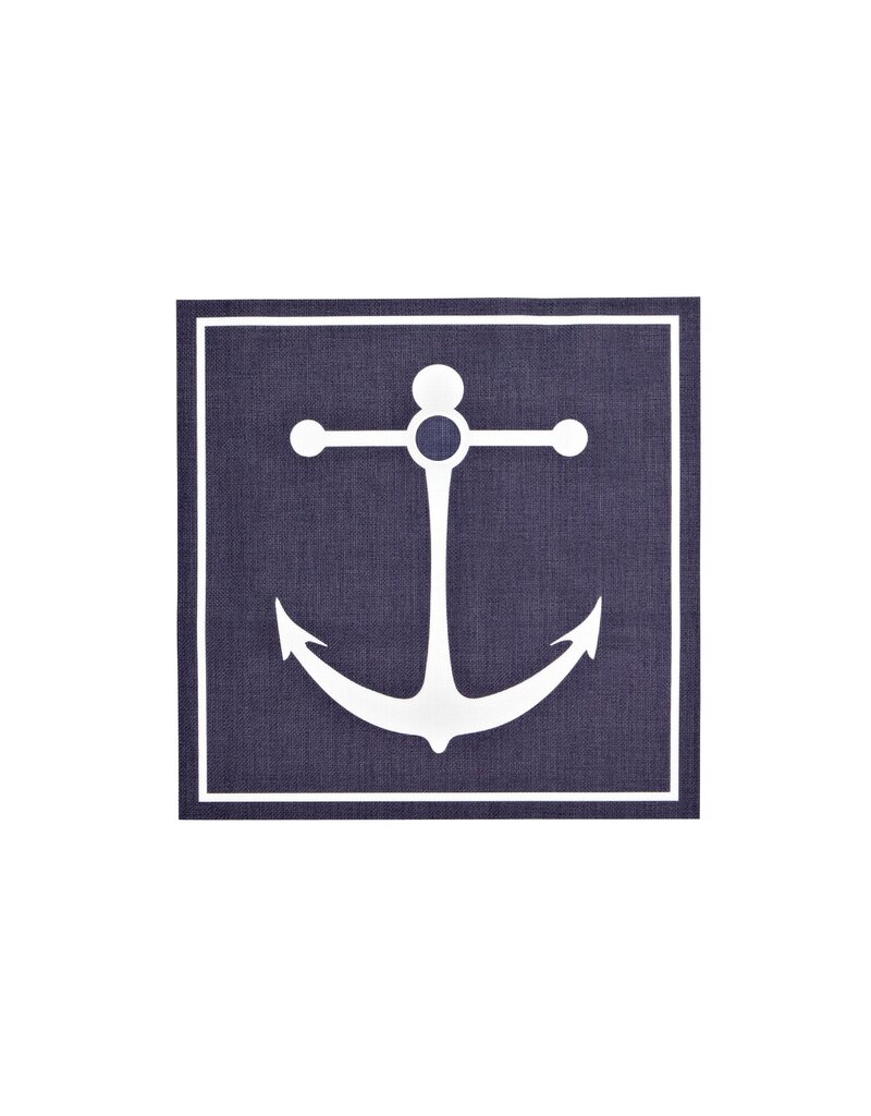 Harman Anchor Placemat-14X14-Blue