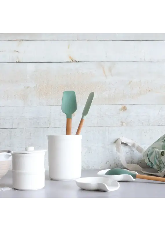 Harman Stoneware Spoon Rest-White