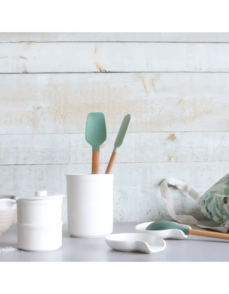 Harman Stoneware Spoon Rest-White