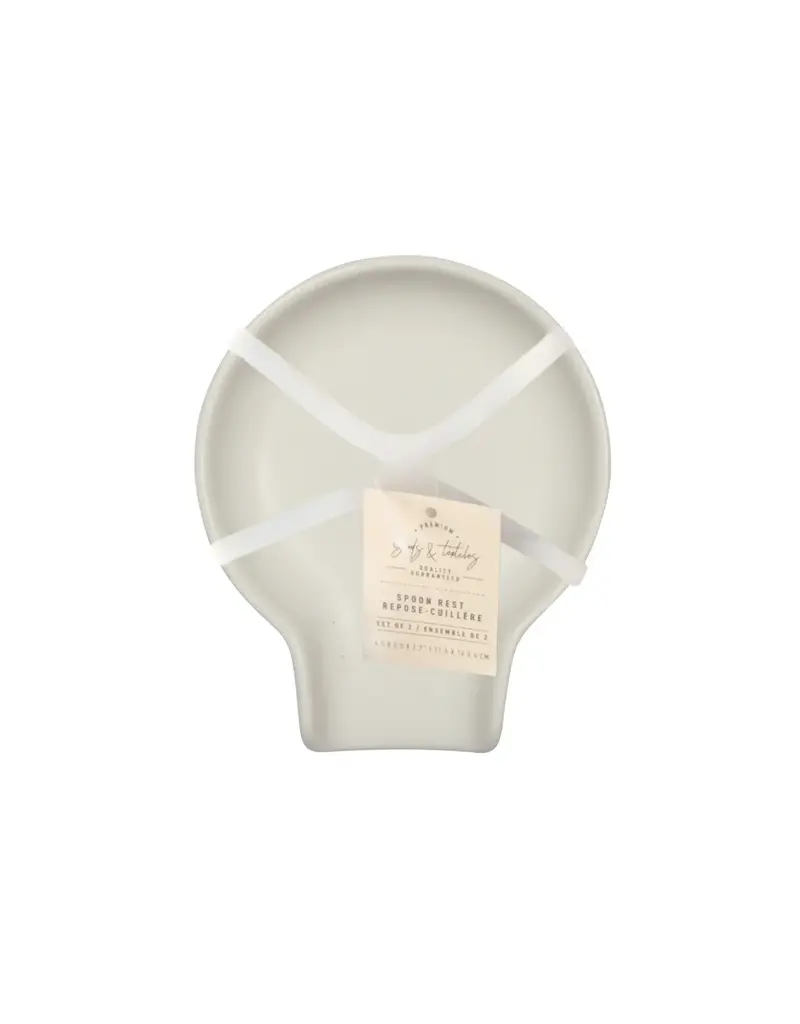 Harman Stoneware Spoon Rest-White