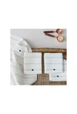 Harman Heart Stripe With Love Tea Towel-Set Of 2