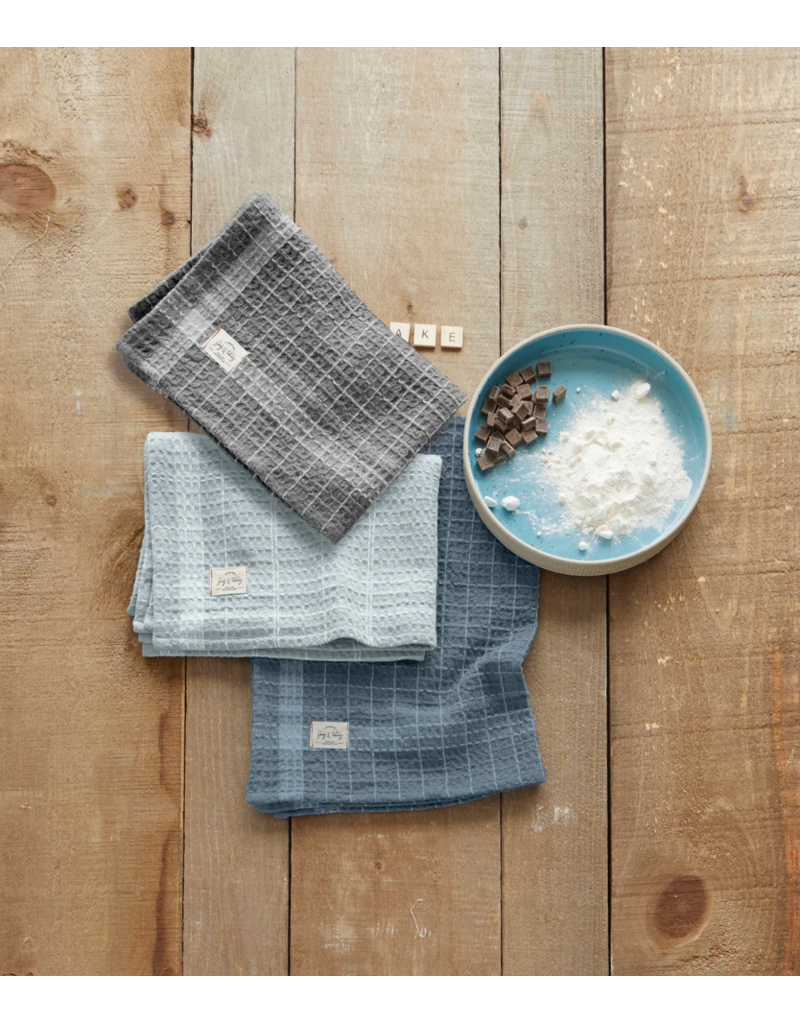 Harman Box Check Waffle Single Kitchen Towel