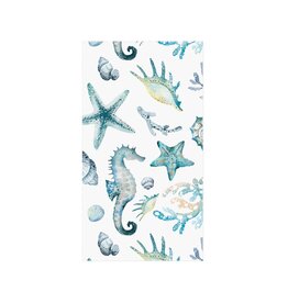 Harman Ocean Breeze Printed Guest Napkin 16Pk