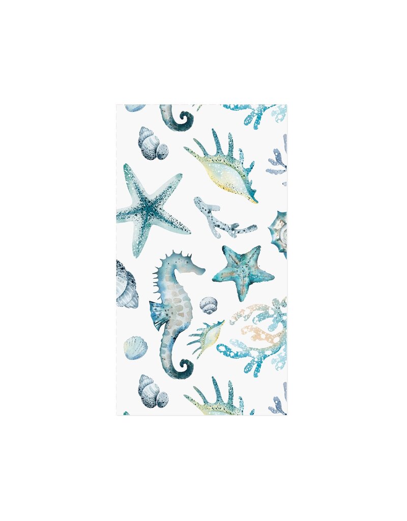 Harman Ocean Breeze Printed Guest Napkin 16Pk
