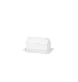 Harman House Butter Dish-White