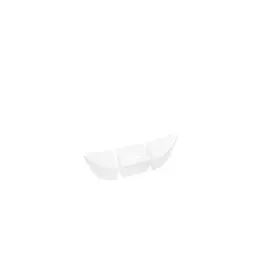 Harman Canoe 3Pc Serving Dish-White