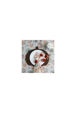 Harman Velvet Pumpkin Napkin Ring-Set Of 4-Orange
