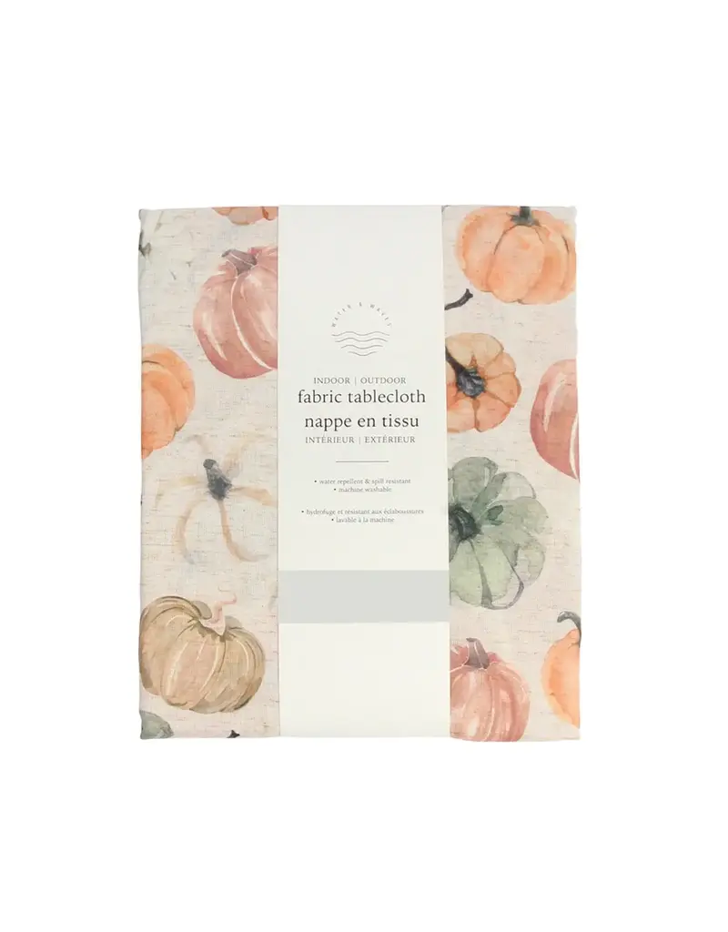 Harman Neutral Pumpkins Tablecloth-60 X 90