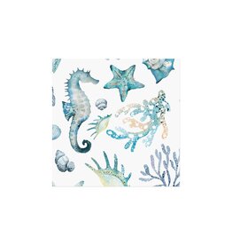 Harman Ocean Breeze Printed Cocktail Napkin 20Pk