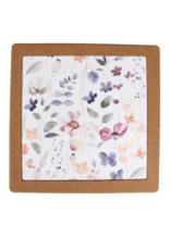 Harman Watercolor Garden Oversized Ceramic & Cork Trivet
