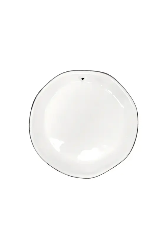 Harman With Love Shaped Serving Plate-Black