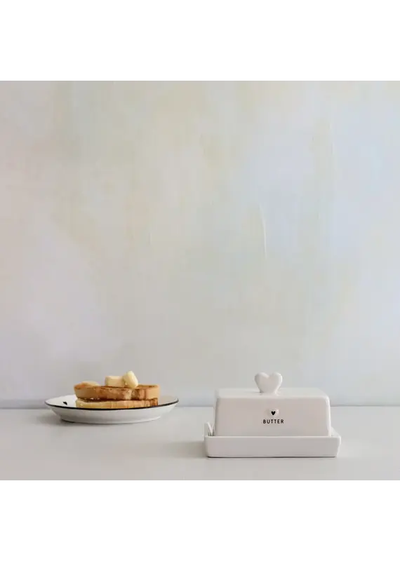 Harman With Love Butter Dish-Black