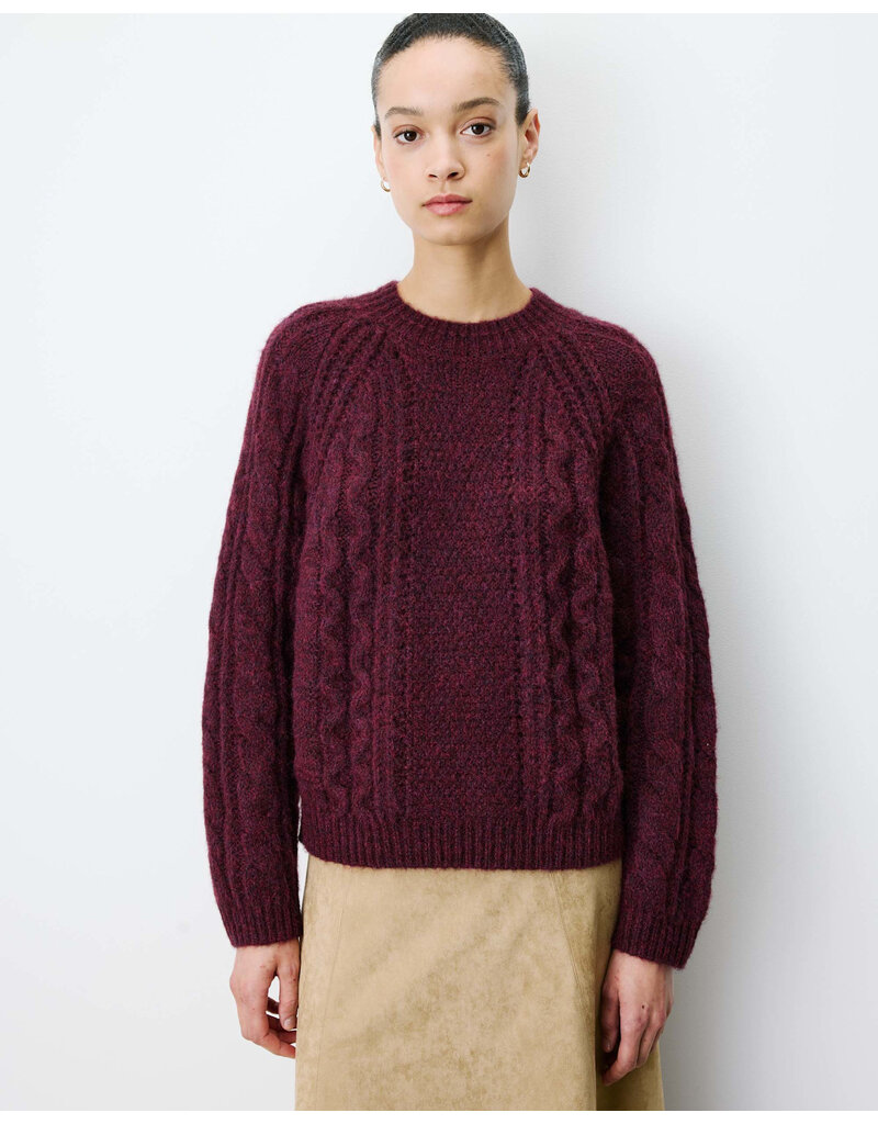 Grace&Milo Amparo Sweater- Aubergine