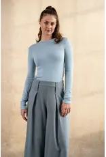 Bodybag by Jude Nancy Cropped Trousers-Baby Blue