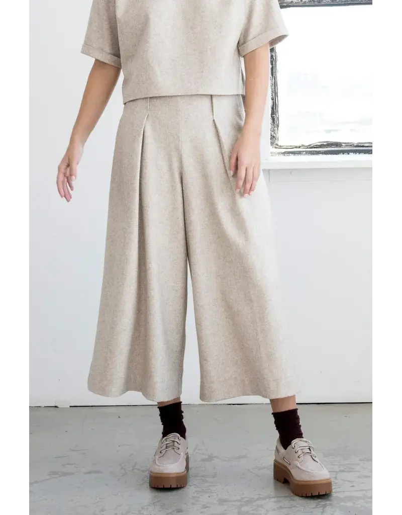 Bodybag by Jude Nancy Cropped Trousers-Sand