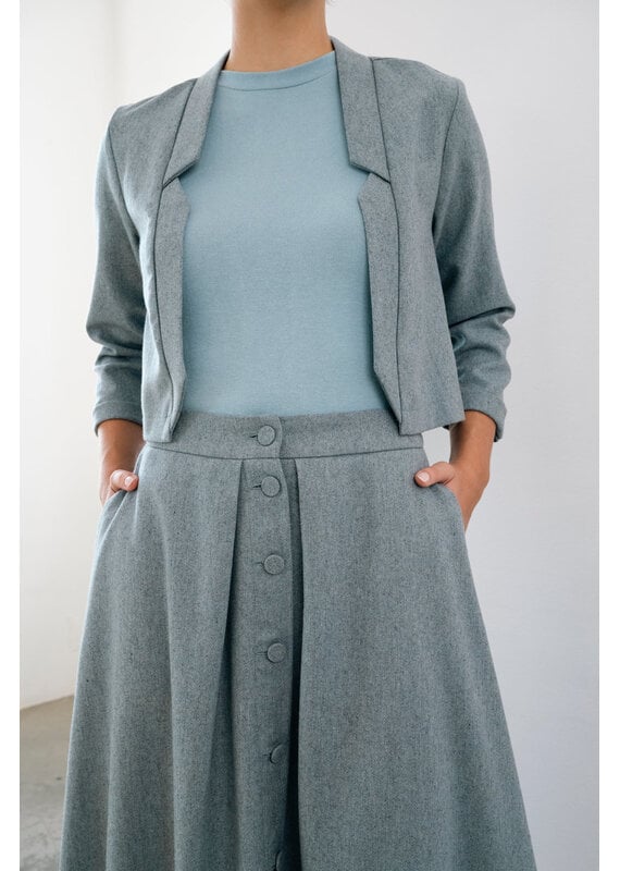 Bodybag by Jude Nassau Jacket-Baby Blue-