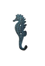 North American Country Home Seahorse Hook-Blue