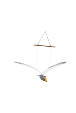 North American Country Home Recycled Fir Hanging Seabird