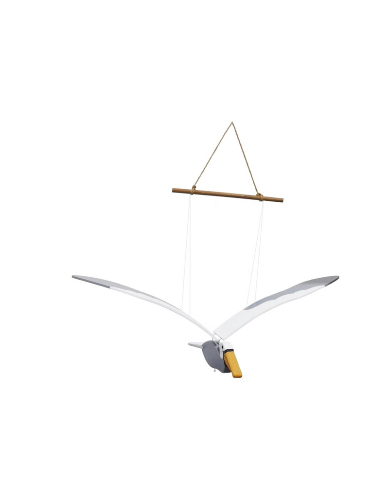 North American Country Home Recycled Fir Hanging Seabird