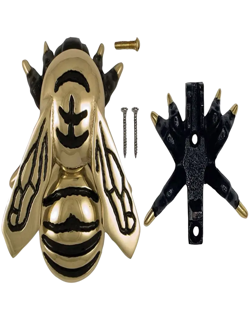 North American Country Home Bee Door Knocker